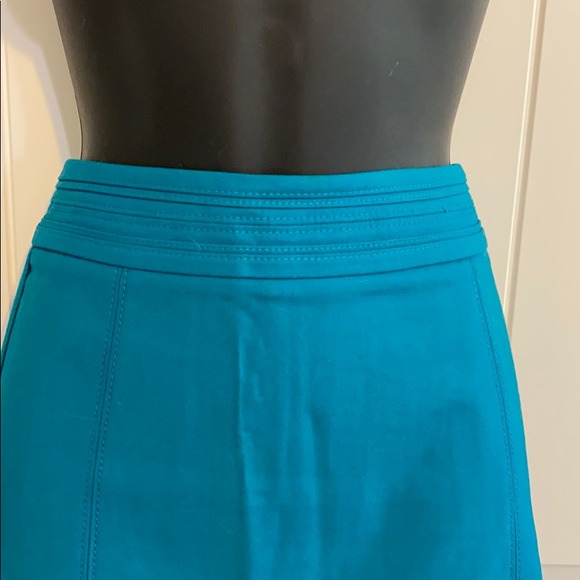 White House black market teal pencil skirt - Picture 3 of 4